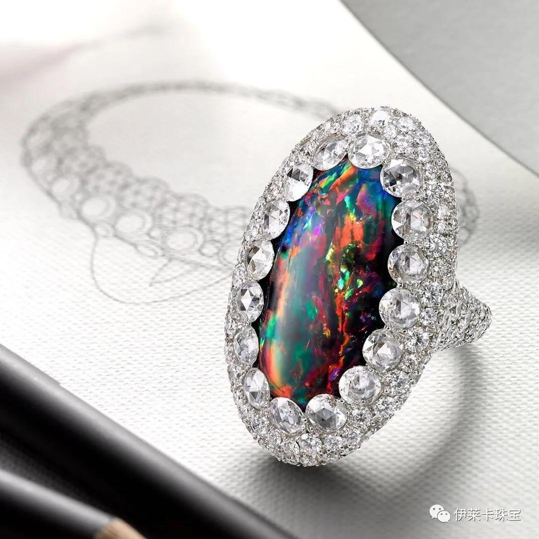 珠宝欣赏欧泊,伊莱卡珠宝的黄金纯不纯