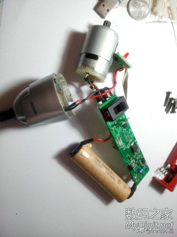 台式电钻电路工作原理,东科16伏无刷电钻拆解