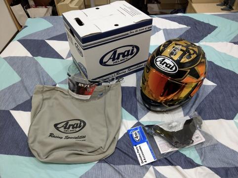 rx7x黑盔,arairx-7x头盔带刀侍卫拆箱