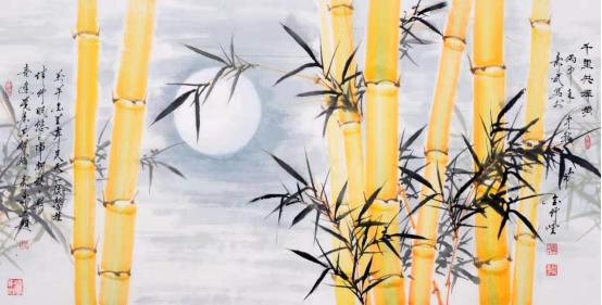 金竹画名家,柴寿武金竹国画技法