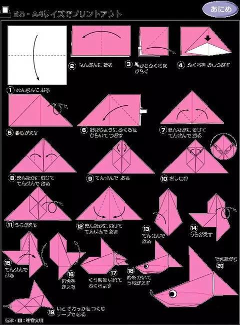 最简单的折纸大百科手工,手工折纸教程6-8岁详细讲解