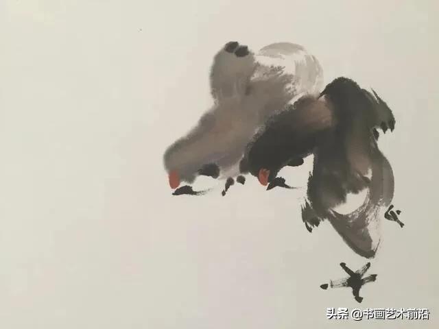 墨豪国画小鸡,墨豪画鸡创作过程