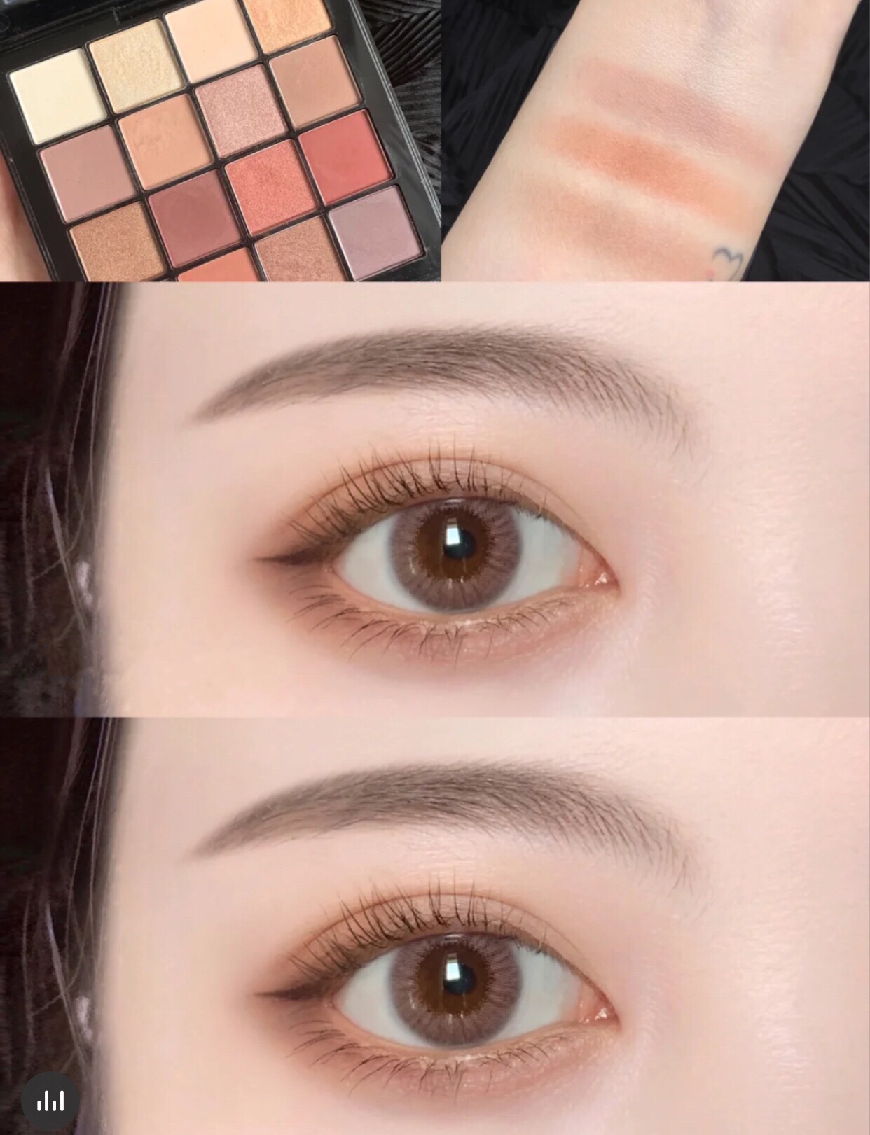 楚楚动人超闪眼妆,楚楚动人的妆容眼影盘