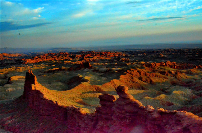 金色甘州：高山平湖