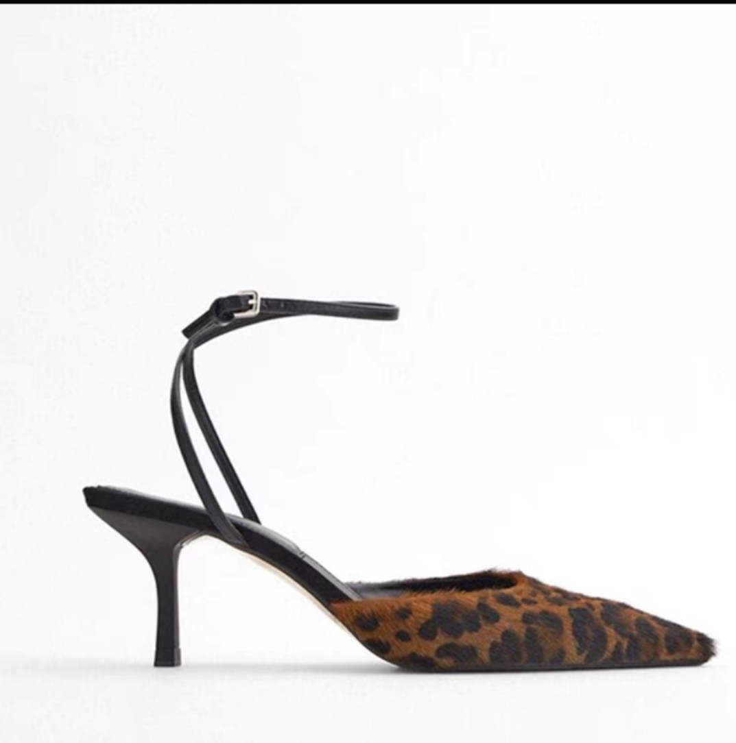 zara高跟鞋日常穿搭款,zara蝴蝶结高跟鞋bling