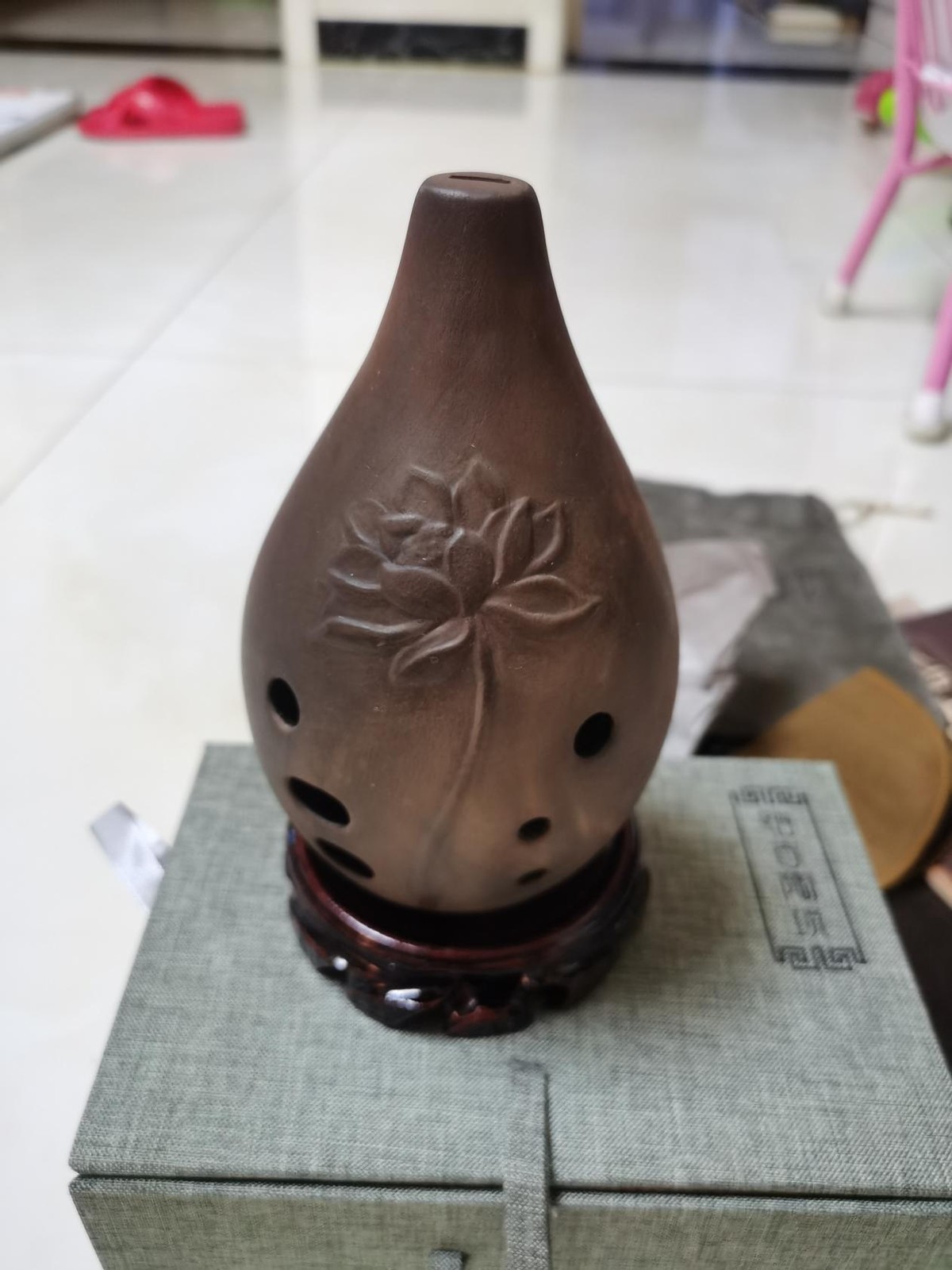 陶埙古埙8孔指法,一吹就响的笛子