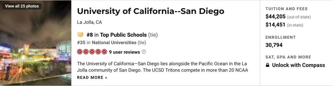 2021年美国康涅狄格大学排名,2023年usnews全美公立大学排名