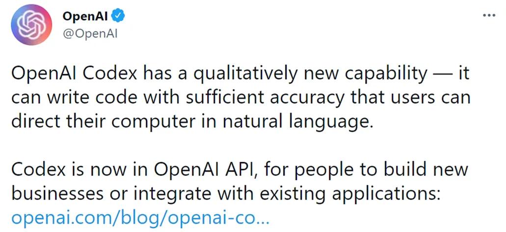 openai推出codex,支持中文的ai代码助手有哪些