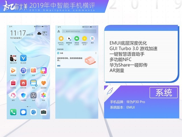 三款顶级旗舰横向对比,2019年国产旗舰全面对比