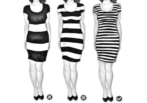 偏胖的女生怎么穿才有高级感,微胖女生穿细竖条纹还是宽条纹