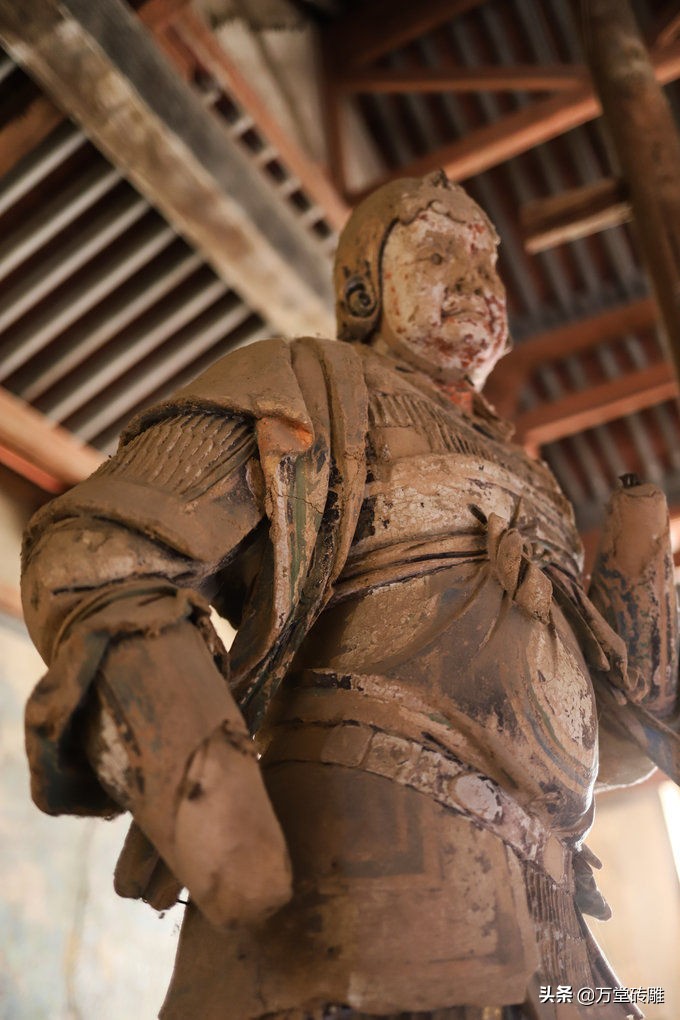 山西佛光寺里的壁画,山西的明清古建里面的壁画