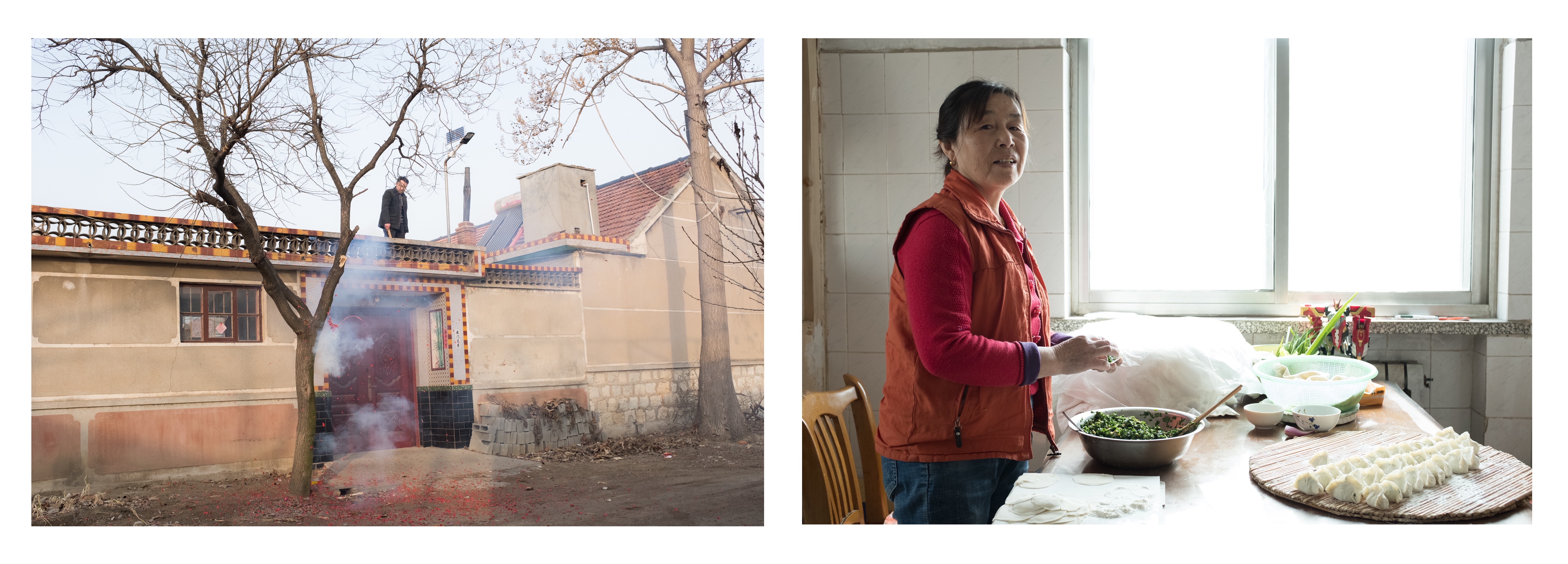 母女俩异地上学父亲留守,农村父母的真实故事图片