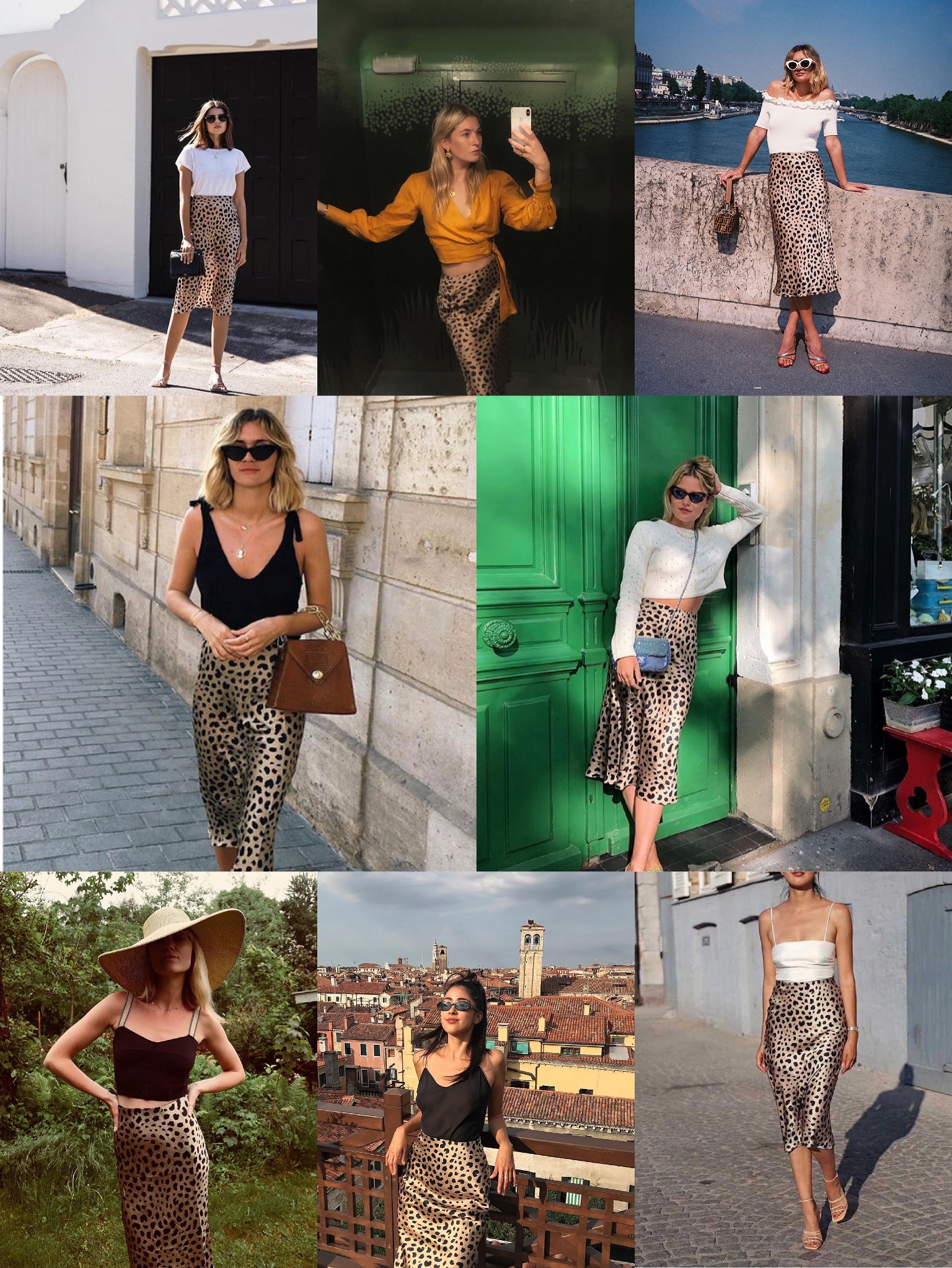 今年夏天半裙怎么穿又时髦又显瘦,夏季新款百搭半裙