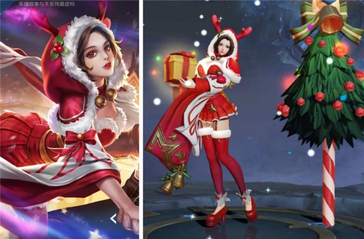 貂蝉圣诞皮肤和妲己新皮肤哪个好,王者荣耀貂蝉哪个皮肤性价比最高