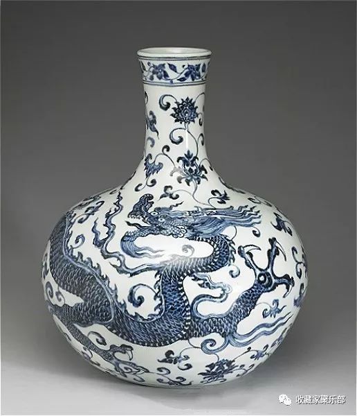 中国元明青花瓷器图鉴,明晚期青花瓷器图片