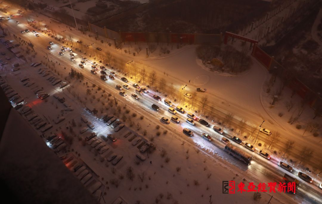 暴雪天气已至长春市能见度下降,长春天气寒潮零下-21度