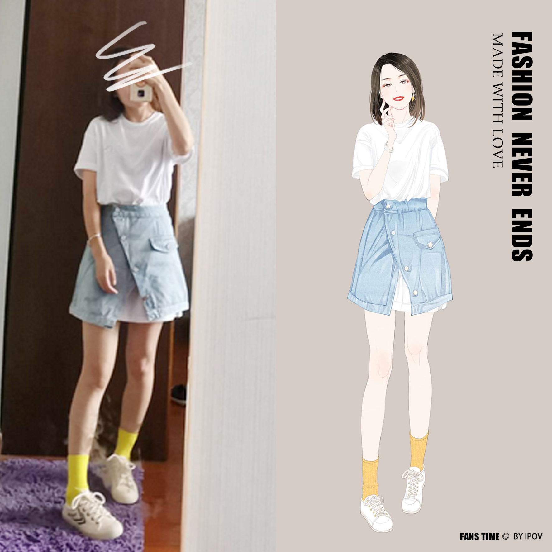 建议腿短的女生，一定要试试这5种搭配，超显腿长