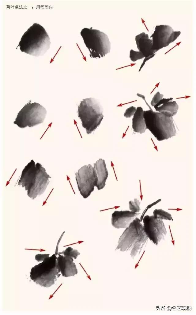 写意菊花小品国画大全,国画写意菊花和螃蟹