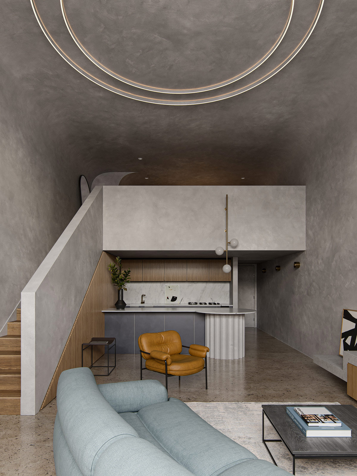 侘寂风屋顶原木设计,原木侘寂风住宅设计