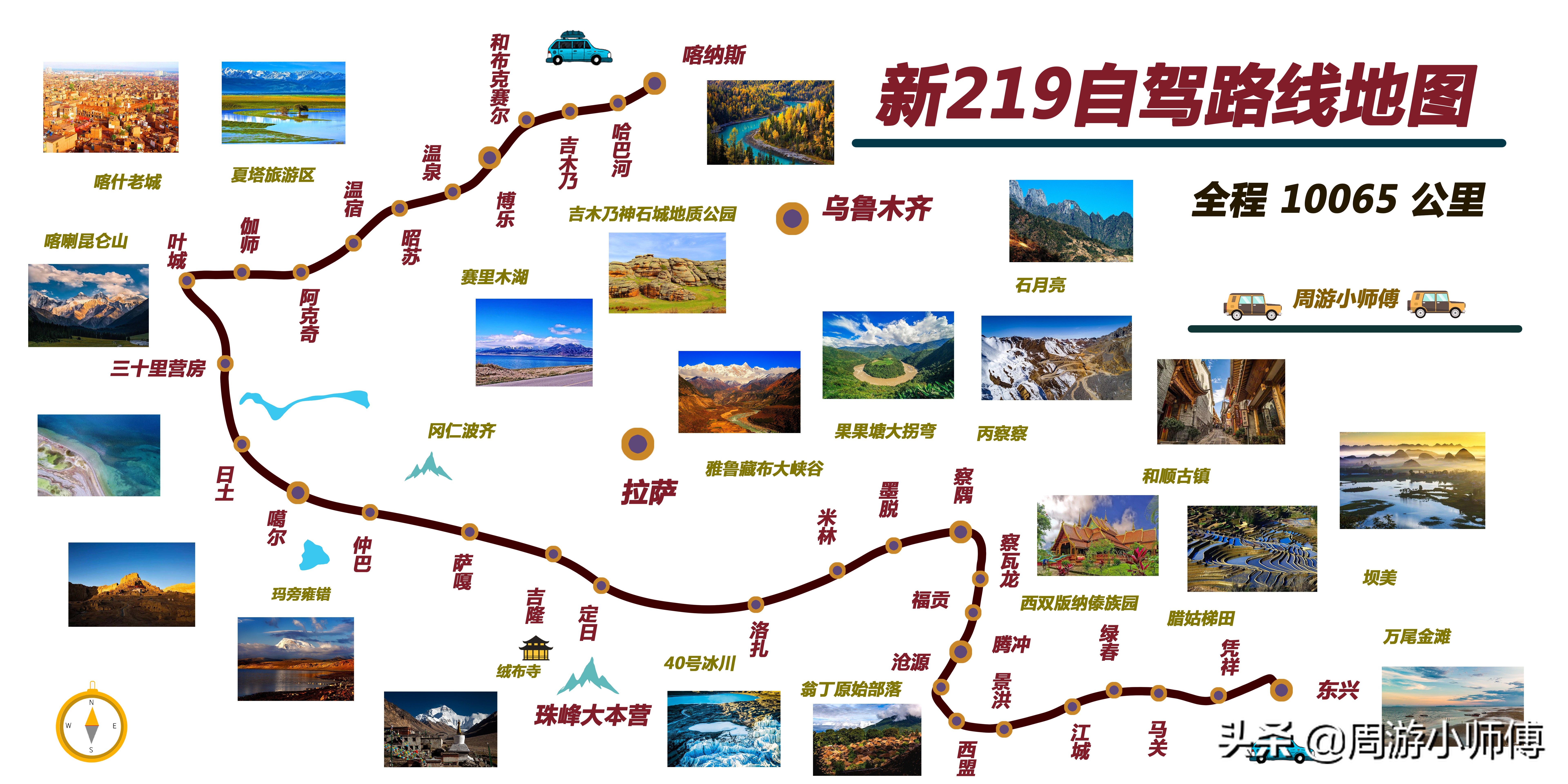 中国自驾游经典线路图,自驾游30条经典自驾路线