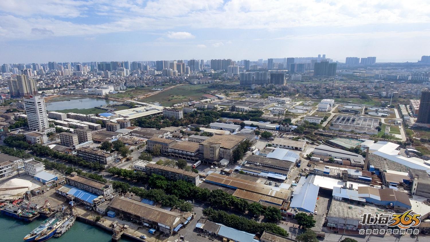 航拍北海第二湾,北海北岸震撼航拍