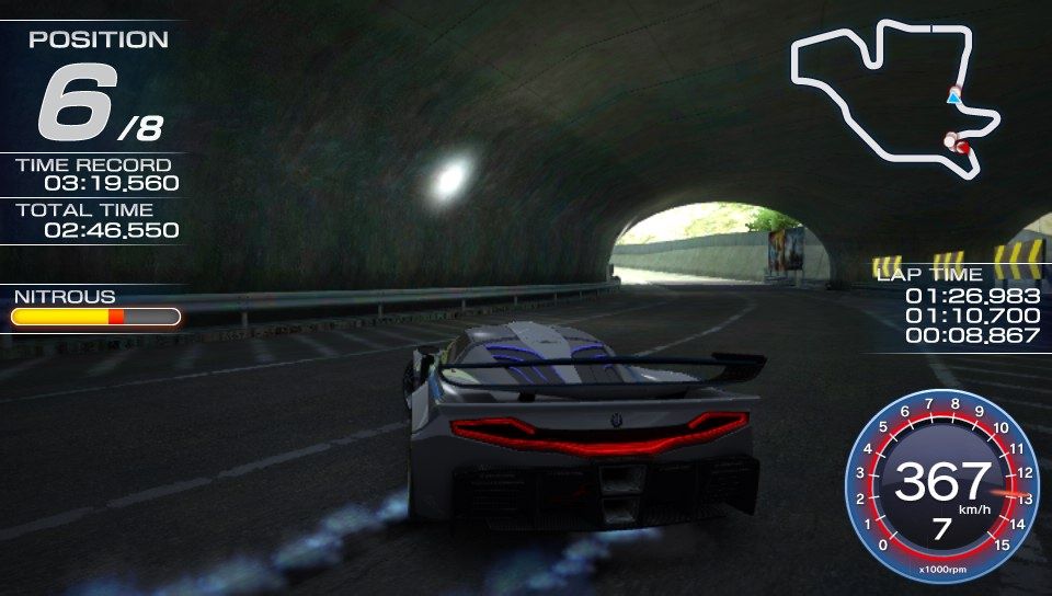 PSV山脊赛车视频,psv山脊赛车完全版通关