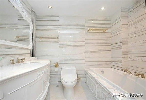 装修卫生间没有窗户怎么处理,无窗户卫生间灯带装修效果图