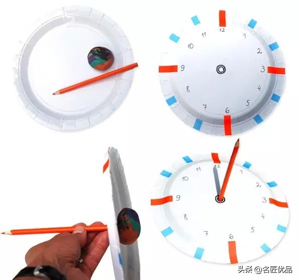 长方形创意纸盘美工作品,纸盘子手工秋天