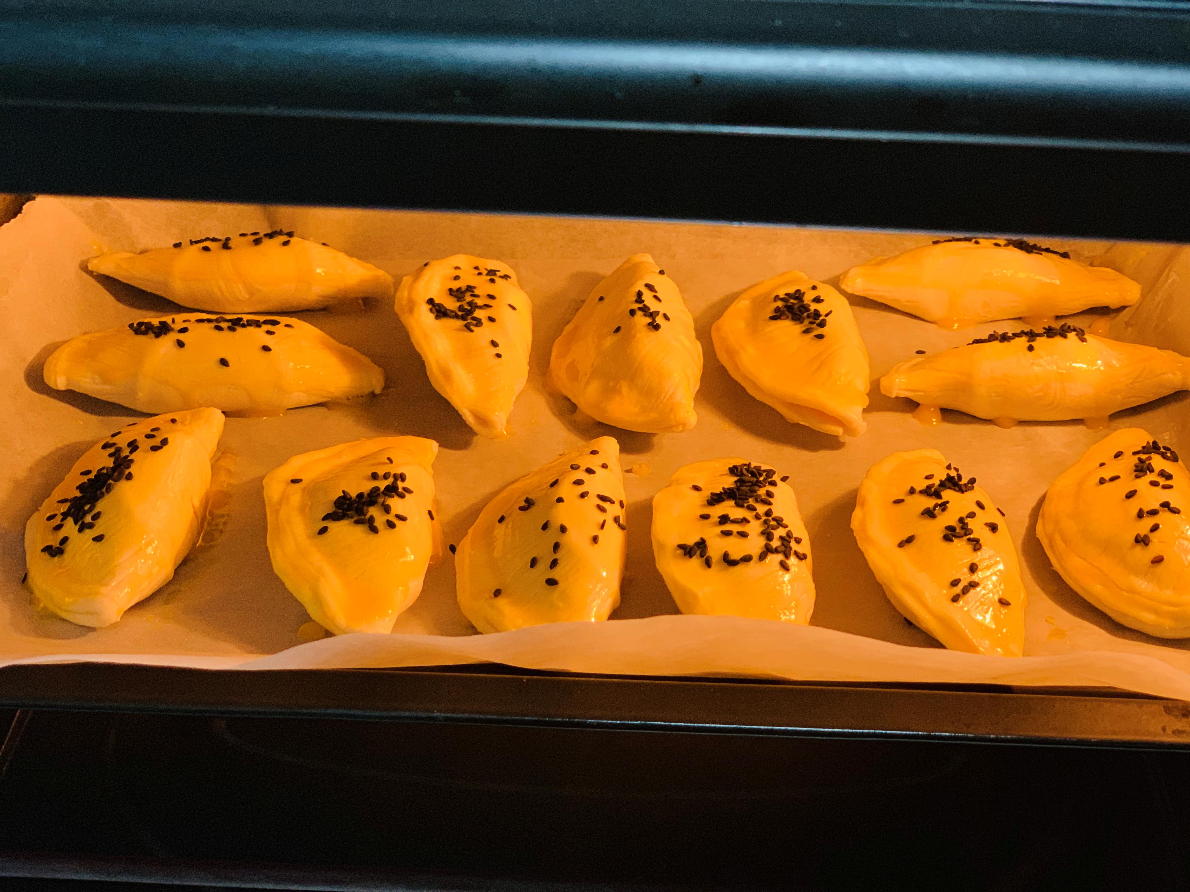 蛋挞皮做芒果酥炼乳,用蛋挞皮做香蕉芒果披萨空气炸锅