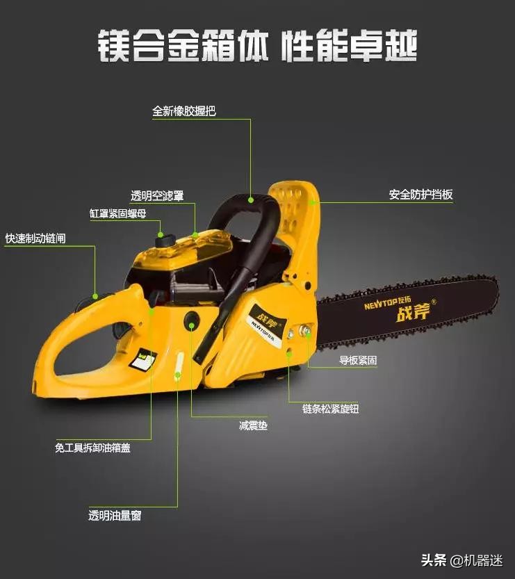 油锯的使用与保养方法,油锯使用注意事项和禁忌