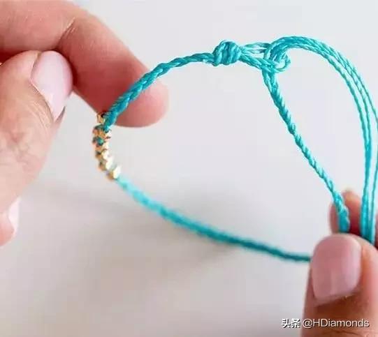 10颗转运珠手绳编法,2021转运珠手绳编法