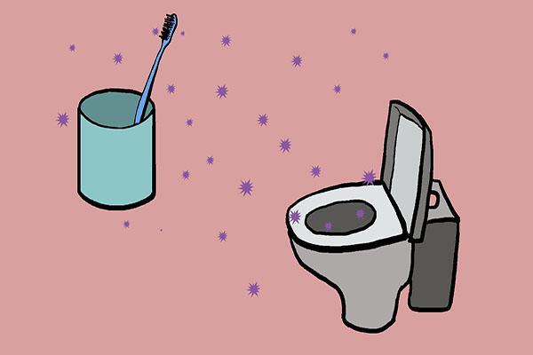 马桶水位高会溅到屁股上怎么办,马桶里的水溅到屁股上会得病吗