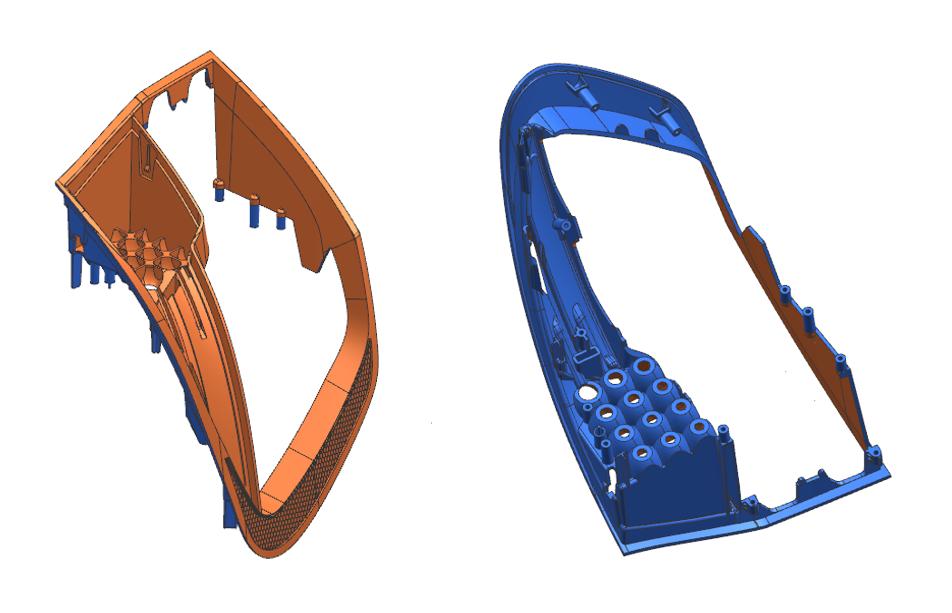 车灯标准切线图,车灯分模设计