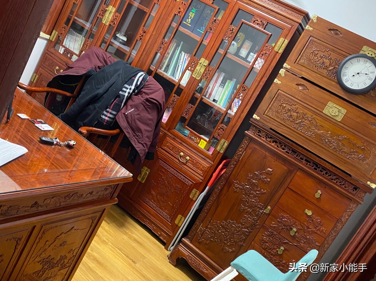 花了一年装修的新中式，效果很漂亮，一家人幸福入住特别高兴