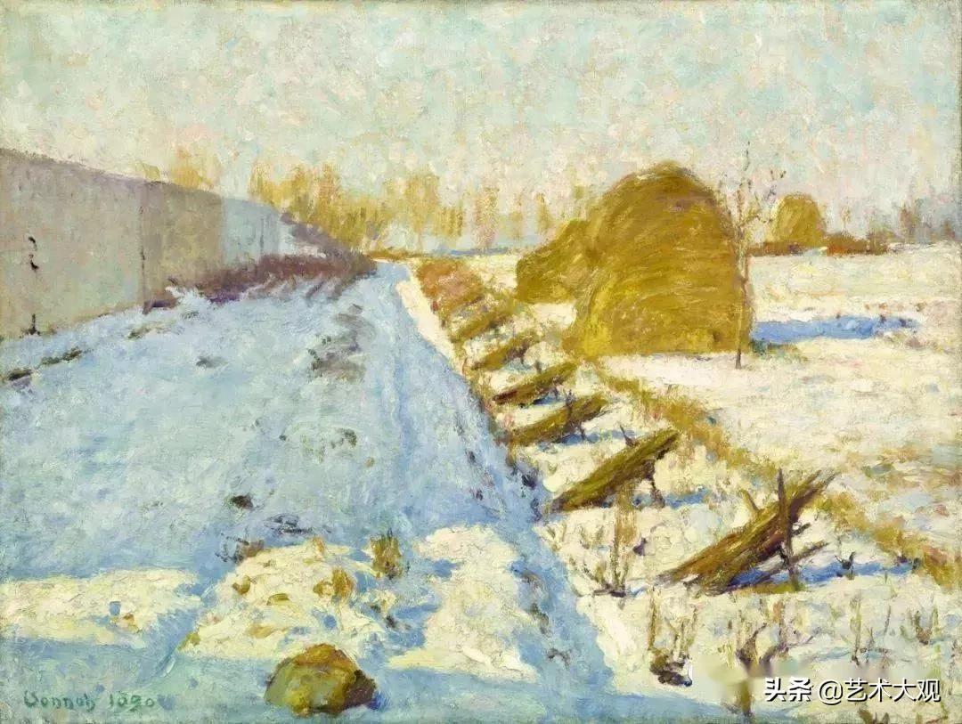 外国油画风景图片大全,外国胡子哥风景油画合集