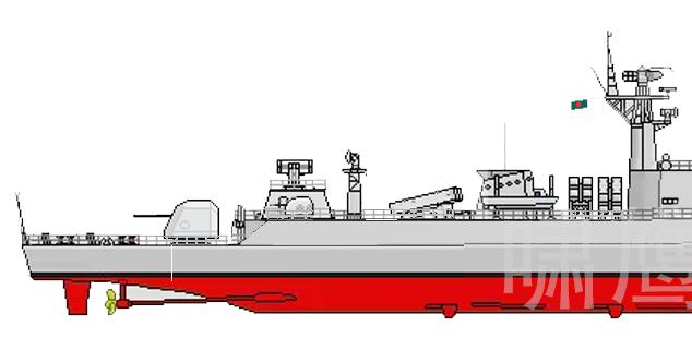 定架空：隐身化改造，双630四单元斜发，浴火重生的孟加拉国053H2