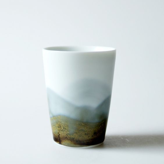 那些颜值逆天的杯子,颜值超赞的冰川纹杯子