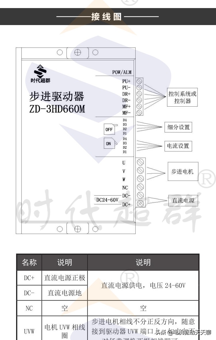 步进电机驱动器接线定义,打印机步进电机驱动器接线