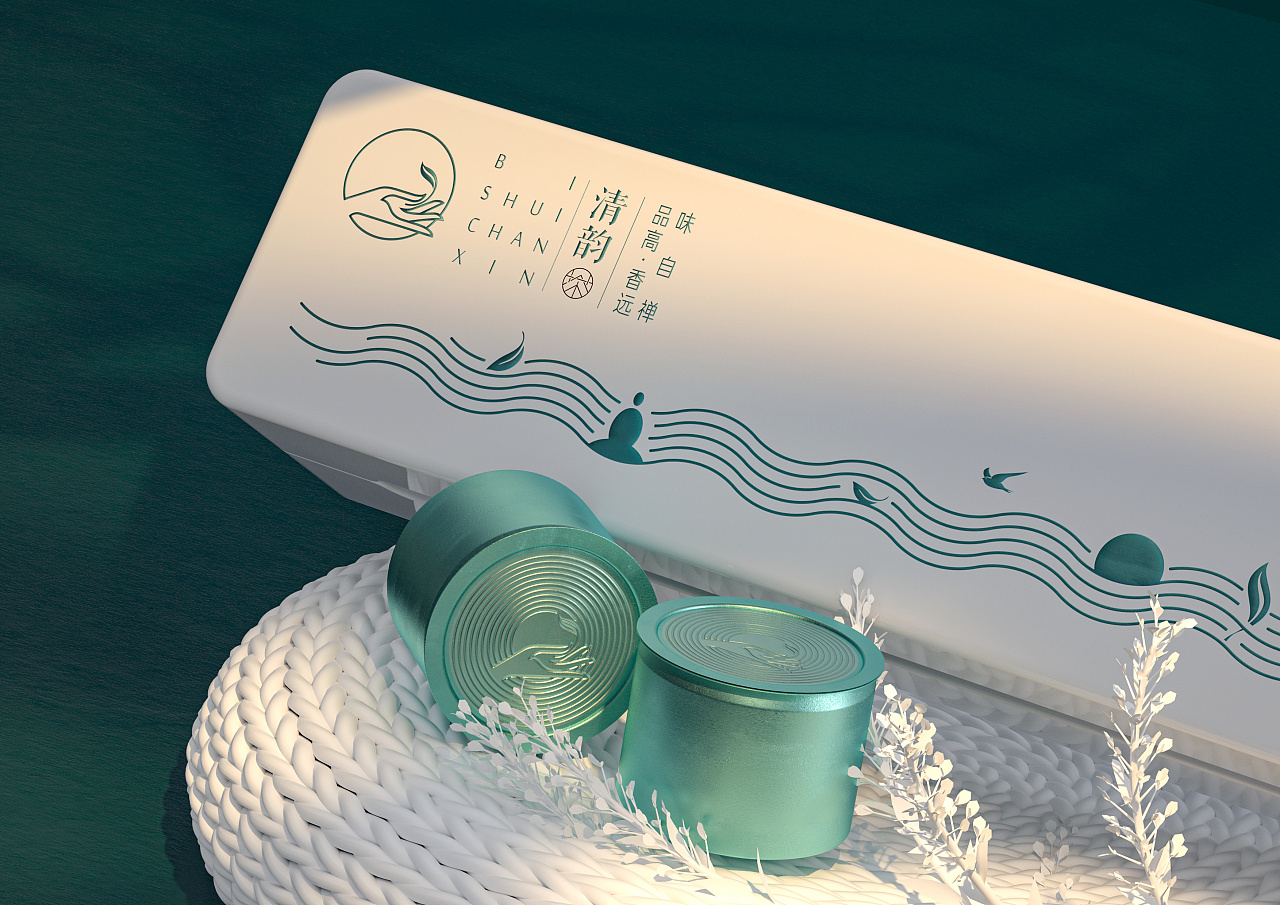 国潮中国风茶叶包装设计,茶叶包装国潮风