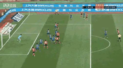 苏宁绝杀上港完整集锦,苏宁0-1不敌残阵上港