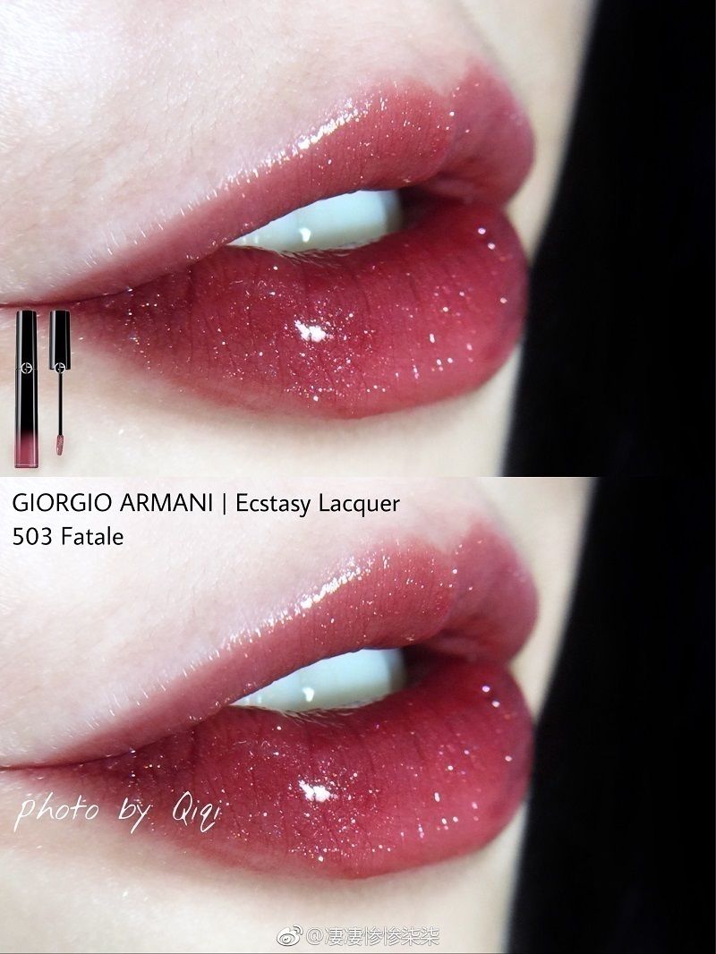 armani阿玛尼唇釉黑管400色号,阿玛尼哑光红黑管真假测评