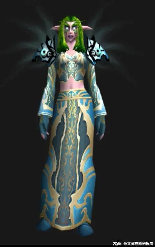 魔兽世界60年代牧师套装,怀旧服牧师t0套装