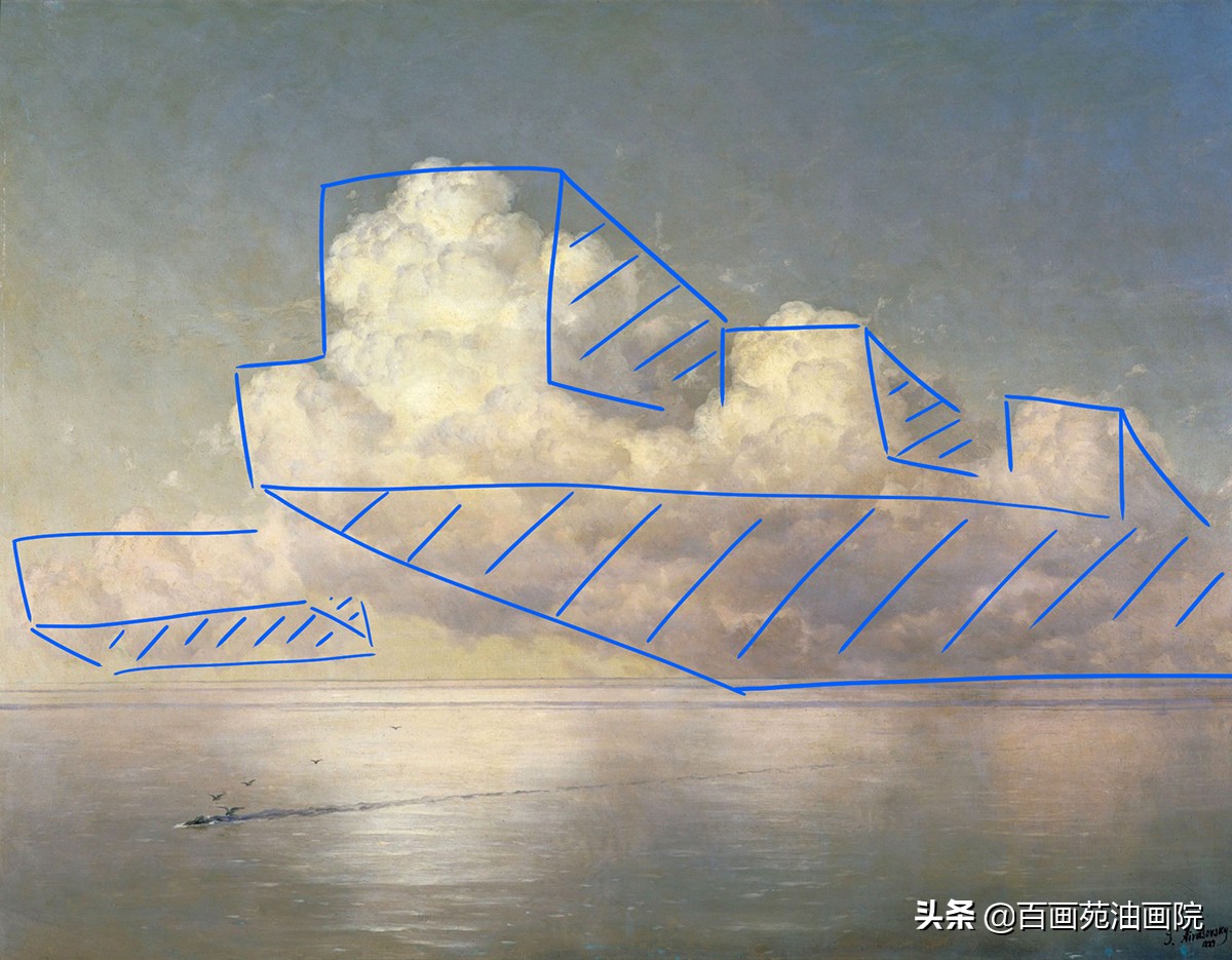 零基础画油画风景国外大师,油画如何画夜晚的云景