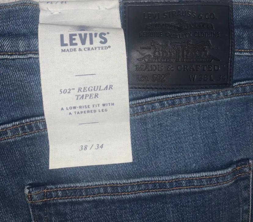 李维斯502锥形牛仔裤夏季,李维斯502是赤耳丹宁吗