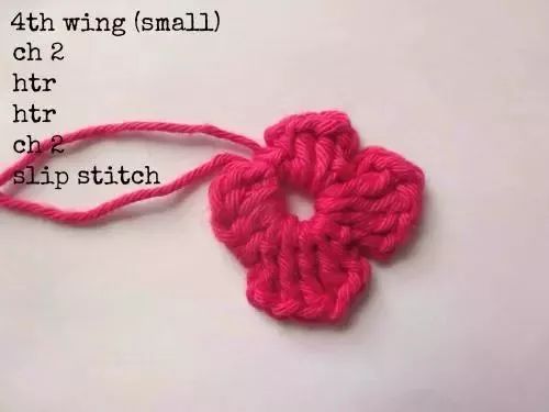 简单蝴蝶的钩织教程,钩针织蝴蝶教程简单易学
