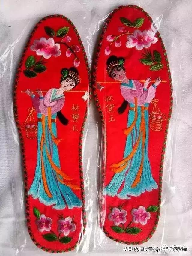 手工绣花鞋垫纯手工鞋垫,最厉害的鞋垫