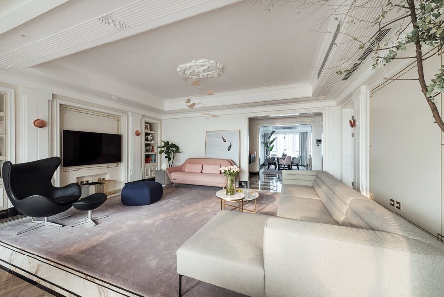 成都平层设计效果图,成都47.5平方平层公寓装修效果图