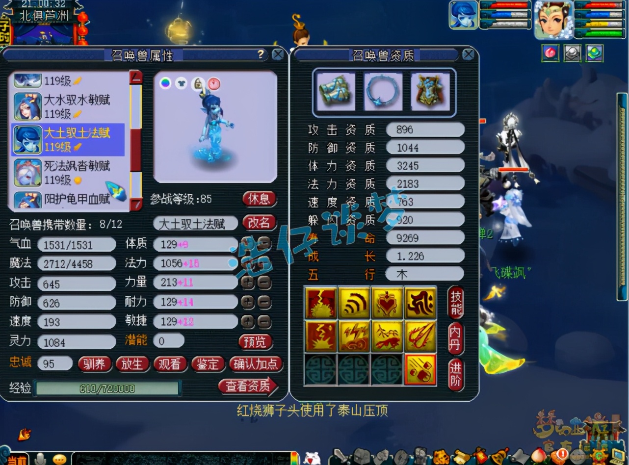 梦幻西游109群雄天宫装备展示,109天宫群雄配置