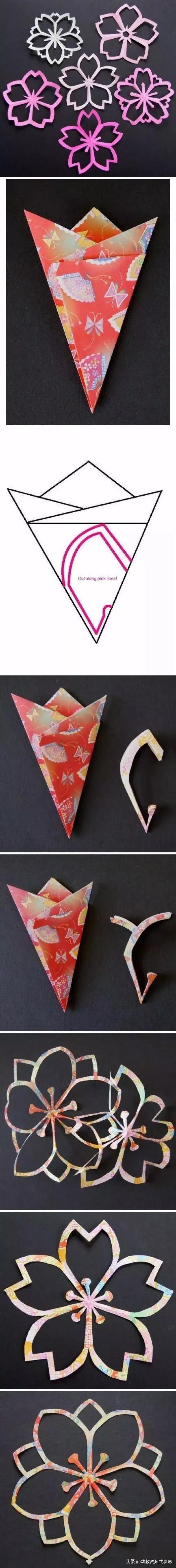 剪纸真漂亮,手工剪纸教程剪传统文化简单