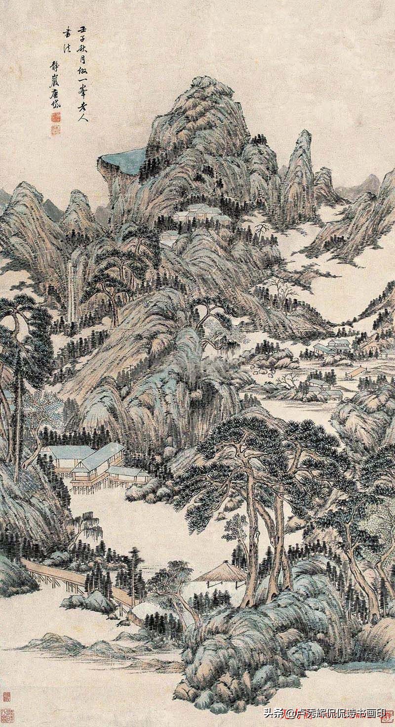 唐岱画家,唐岱山水画